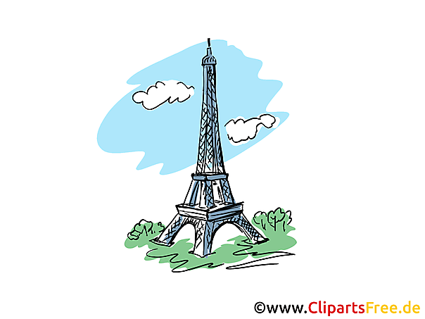 Eiffelturm Paris Clipart, Bild, Cartoon