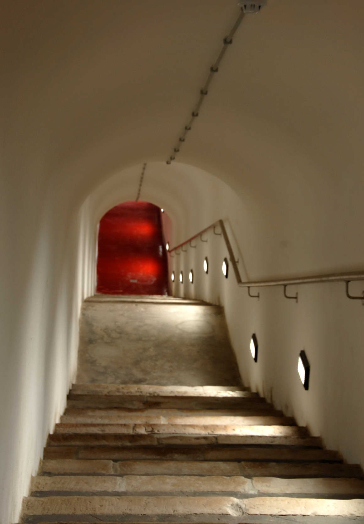 escadaria acesso paiol