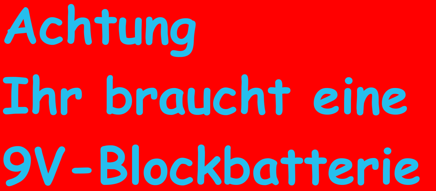 9V-Blockbatterie