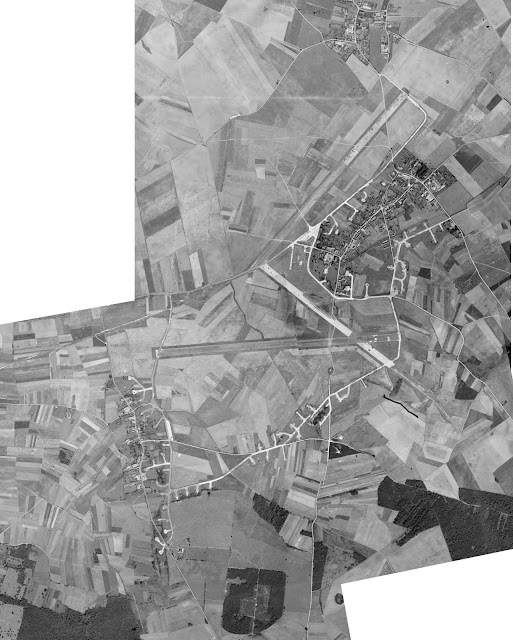 Vue aerienne en 1947