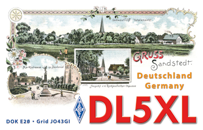DL5XL QSL card