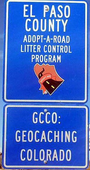 The Adopt-A-Road Sign