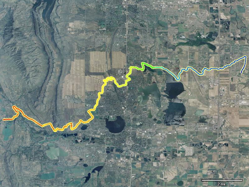 Louden Ditch map