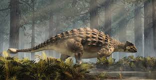 Ankylosaurus Standing in a Forest Digital Art by Daniel Eskridge