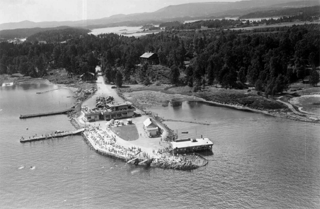 Sjøflyhavna i 1953