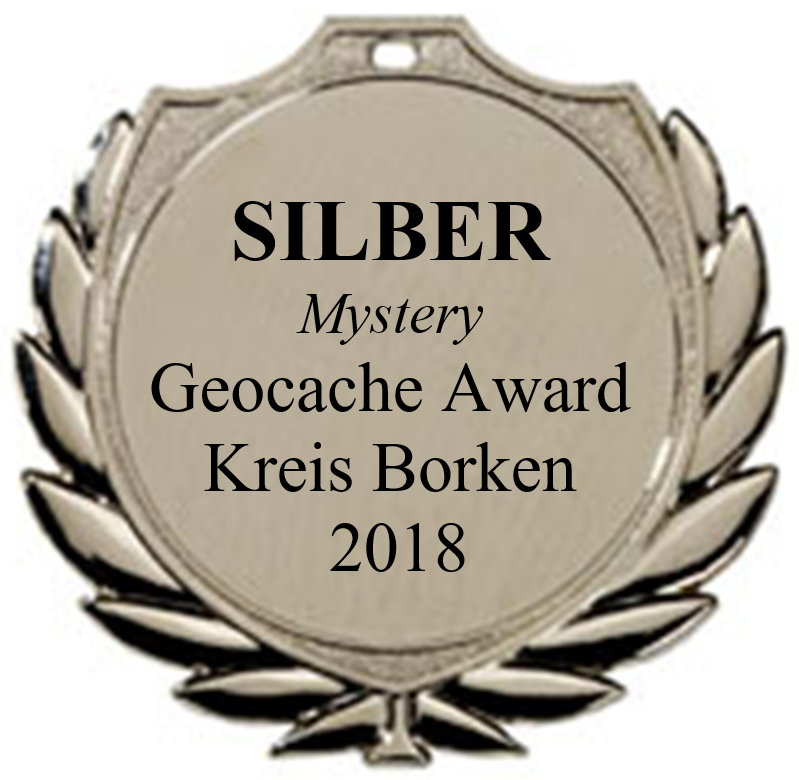 SILBER (Mystery) - Geocaching Award Kreis Borken 2018 SILBER (Mystery) - Geocaching Award Kreis Borken 2018