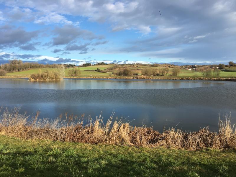 Der Härtsfeldsee im Dezember 2019 Der Härtsfeldsee im Dezember 2019