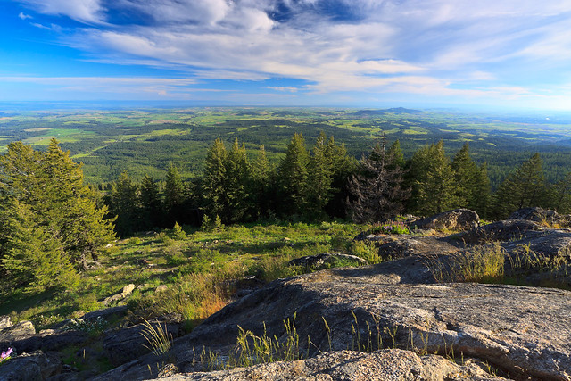 Views on Moscow Mountain