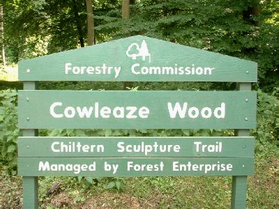 Forestry Commission - Cowleaze Wood - Chiltern Sculpture Trail - Managed by Forest Enterprise