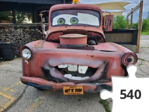 Jigsaw puzzle - Tow Mater