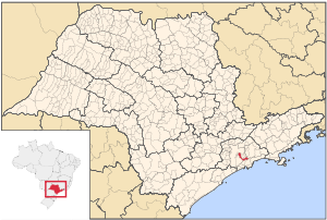 Localização de Santo André em São Paulo