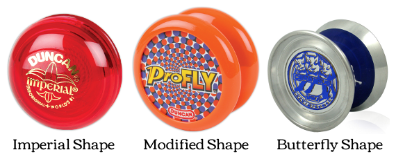 Types of hot sale yoyos