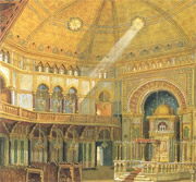 Türkischer Tempel (Ansicht und Rekonstruktion um 1890)