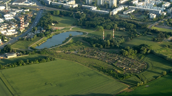 Parc Georges Brassens vu du ciel