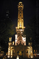 Water Tower at night