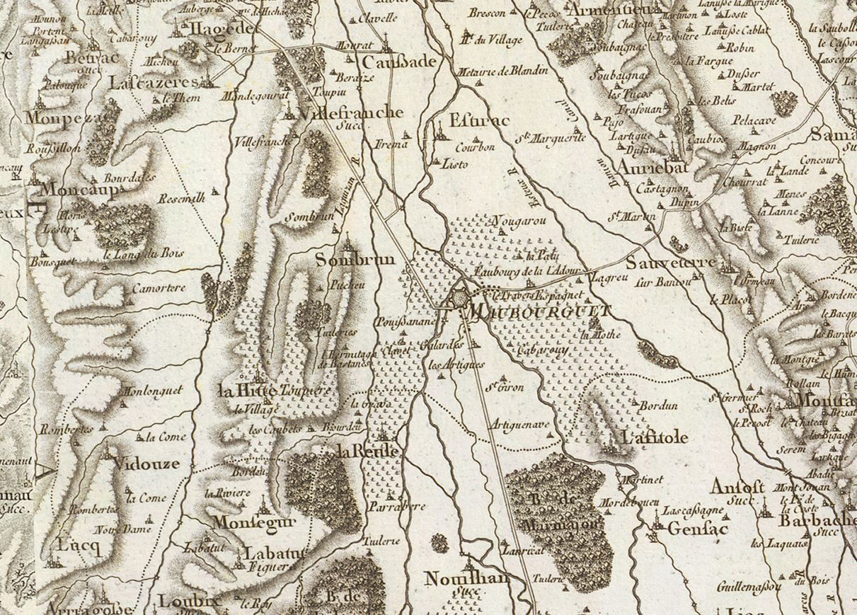 Extrait carte de Cassini
