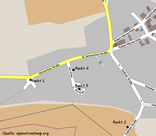 OSM-Karte von Alt-Radebeul