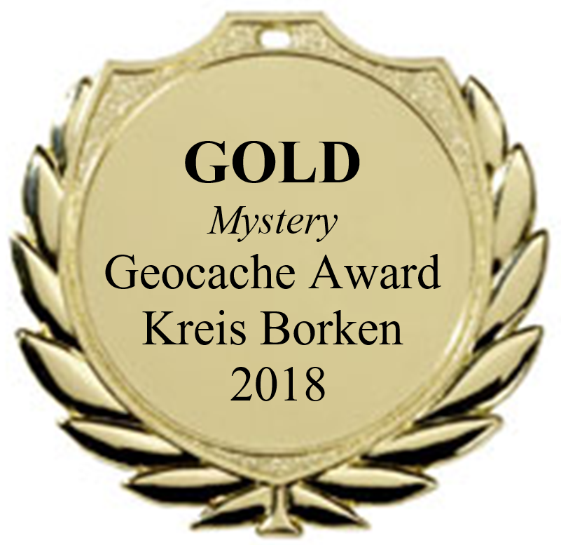 GOLD (Mystery) - Geocaching Award Kreis Borken 2018