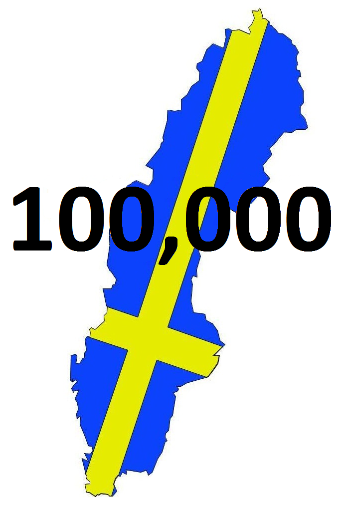 100,000 caches in Sweden!