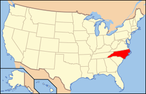 Datei:Map of USA NC.svg