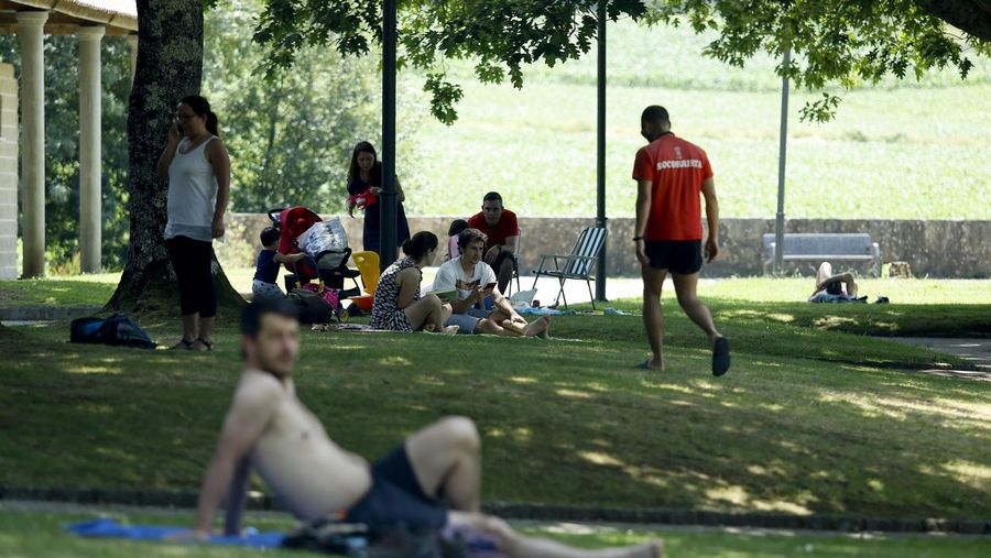 River beach of Tapia