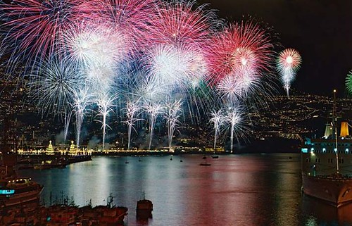 Porto do funchal fogo de artificio