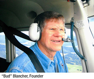 Bud Blancher, pilot