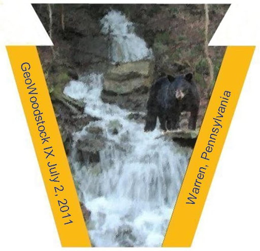waterfall bear
