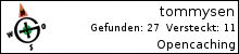 Opencaching.de-Statistik von tommysen