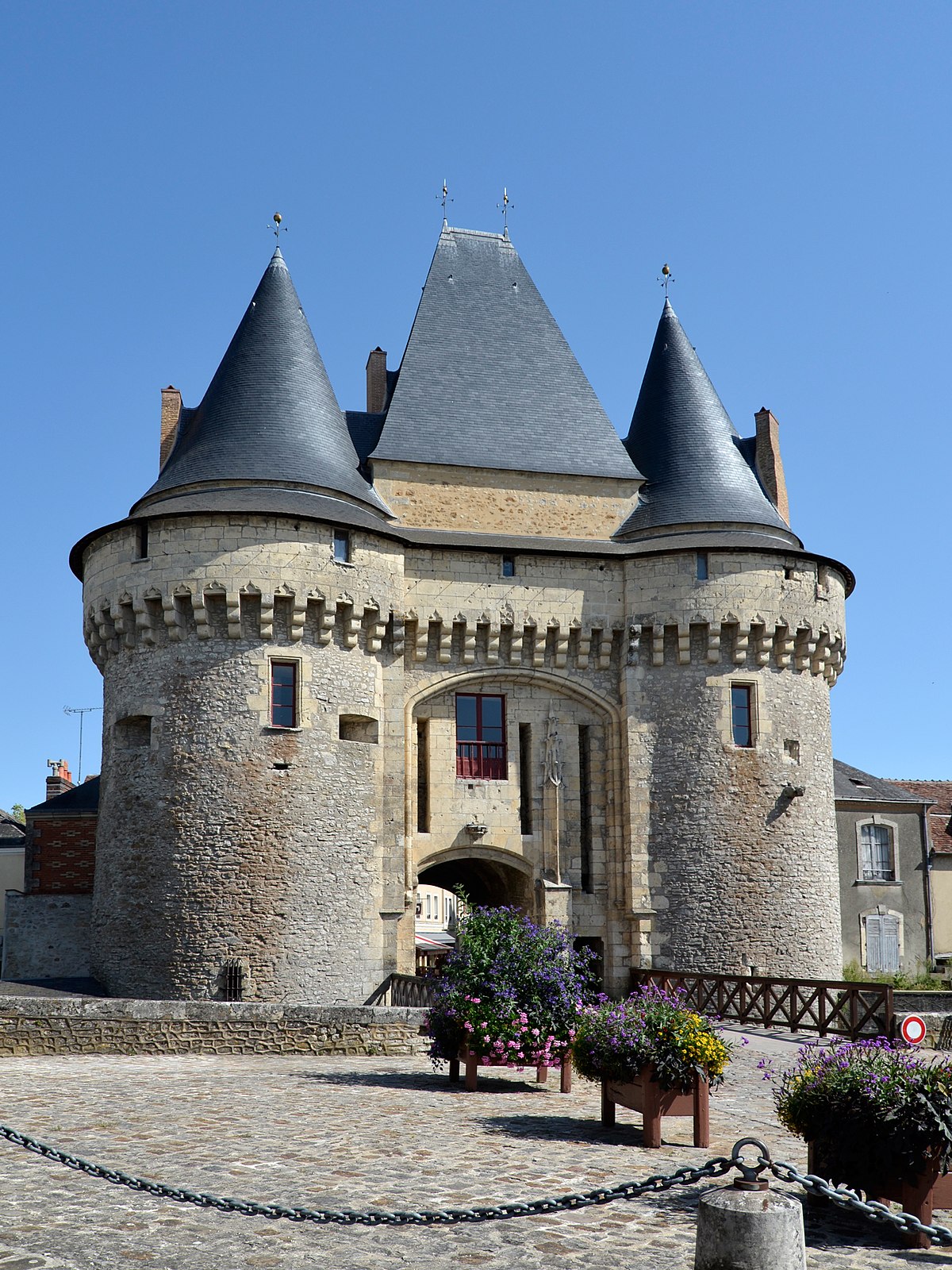 La porte avec le lieu de la cache