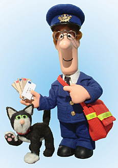 postman pat postbox postman pat postbox