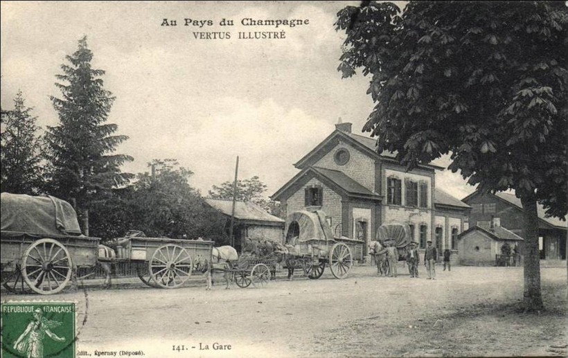 La gare à Vertus