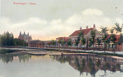 Prentbriefkaart Westsingel ca. 1900