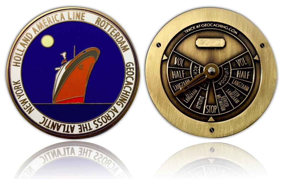 front side of the geocoin