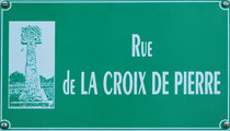 Plaque de rue à Bourseville
