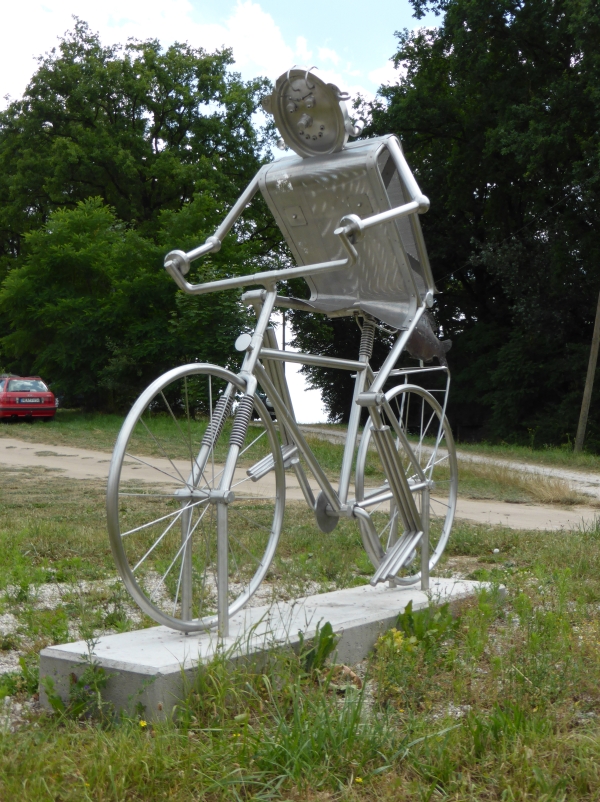 Radler am Weg beim Kellerberg (Voggendorf)