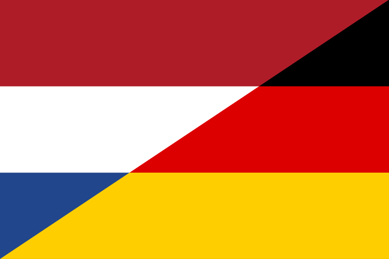 Flag of the Netherlands and Germany