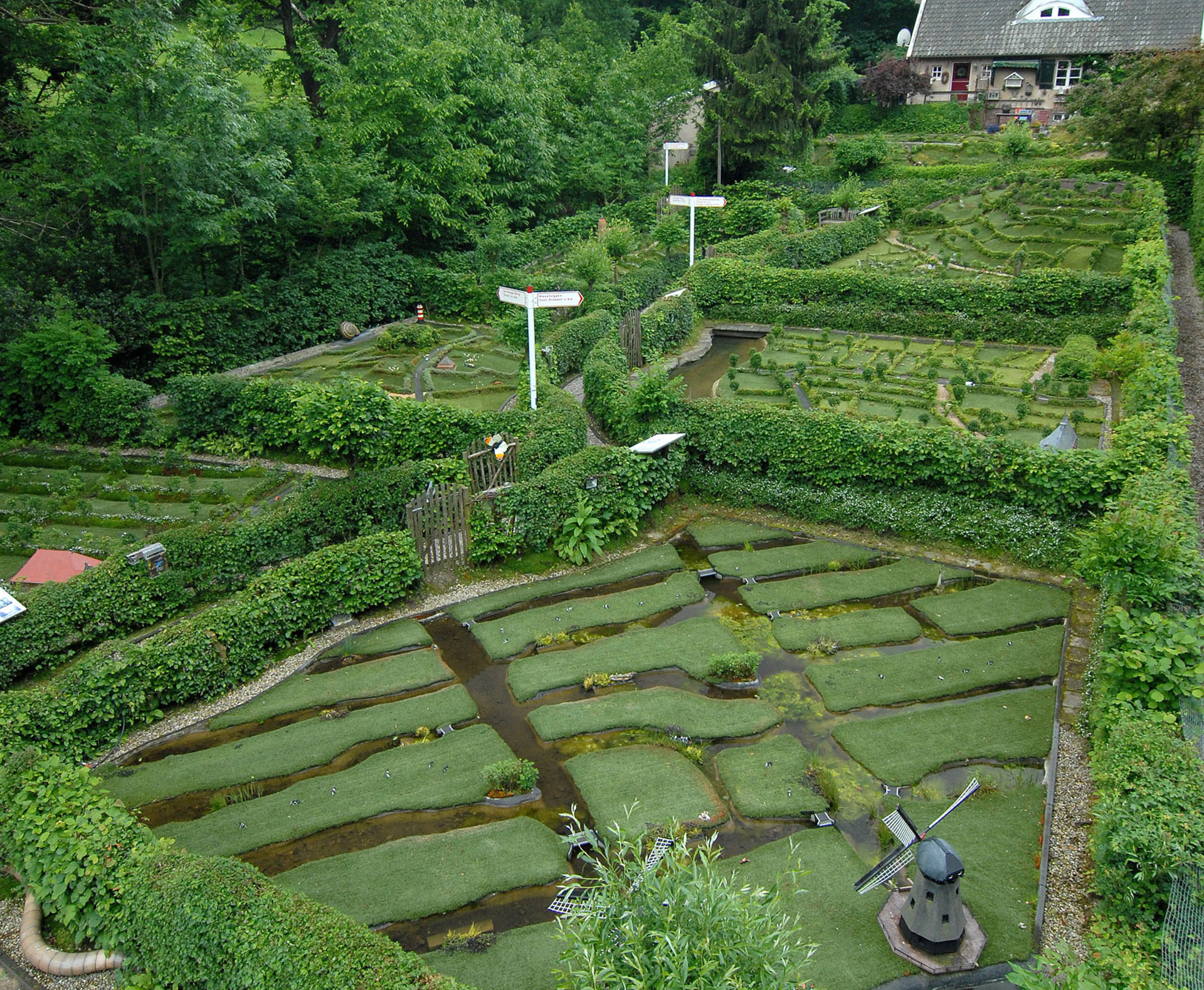 miniatuurtuinen van Landschapmuseum