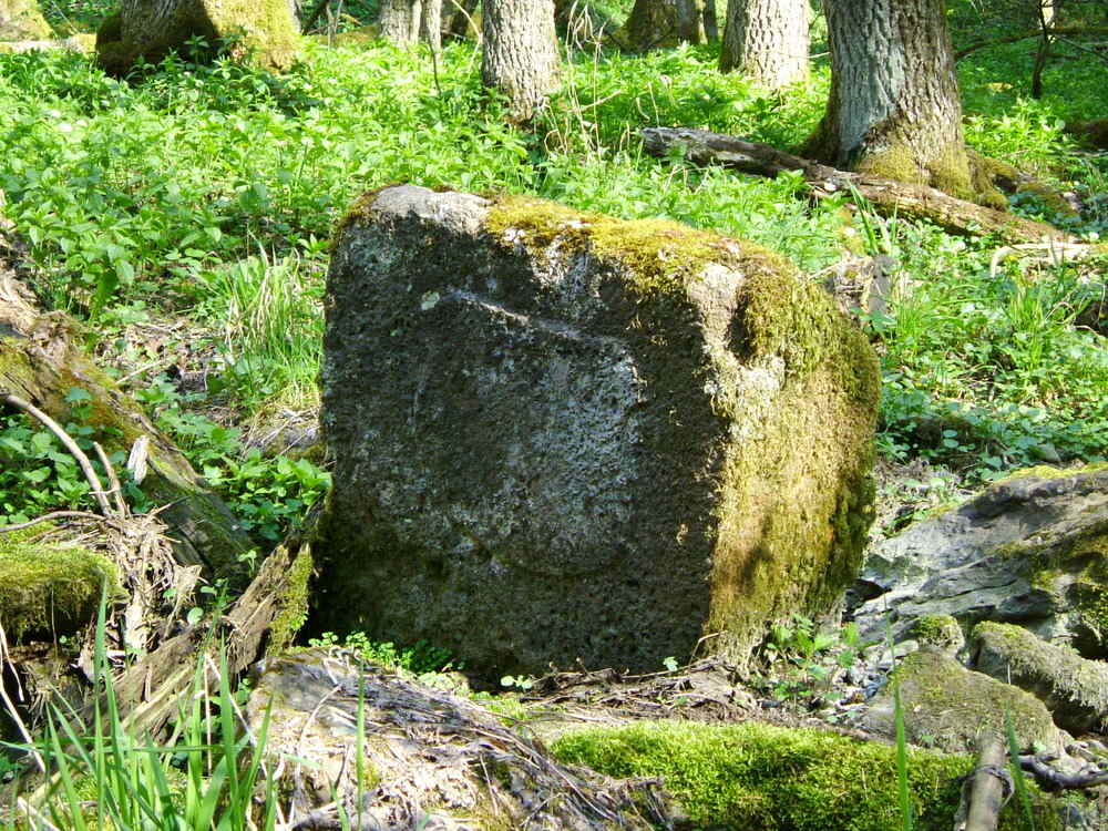 Dreiherrenstein 2004 - Storndorfer Seite (lediges, leeres Wappenschild)