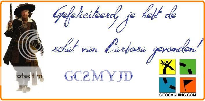 De Schat van Barbosa – GC2MYJD – by Team van Peer...