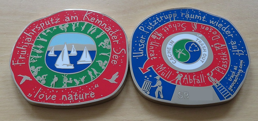 Geocoin Red RE