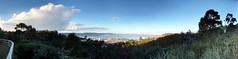 Hobart from Knocklofty Reserve. . .