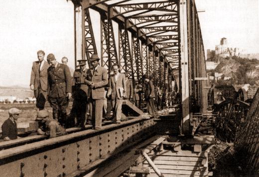 Železnicný most v Trencíne