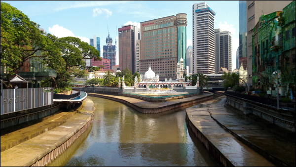 Kuala Lumpur - Confluence of the River Klang and Gombak