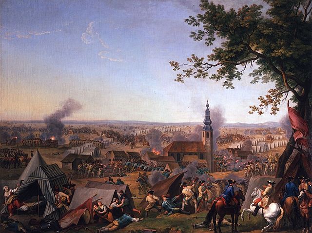 Gemälde der Schlacht von Hochkirch