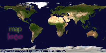 Locations of Site Visitors Locations of Site Visitors