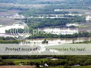 Flooded Missouri River