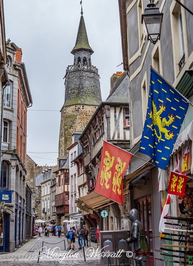 Bretagne : Dinan, la Tour de l’Horloge