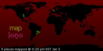 Locations of Site Visitors