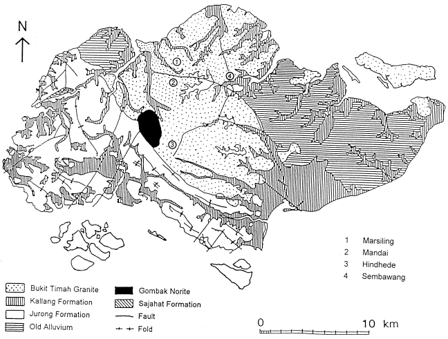 Map of Singapore